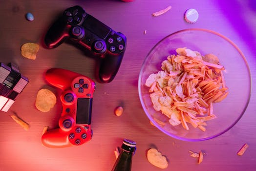 Boost Your Game: Top Snacks & Drinks for Enhanced Gaming Focus & Energy